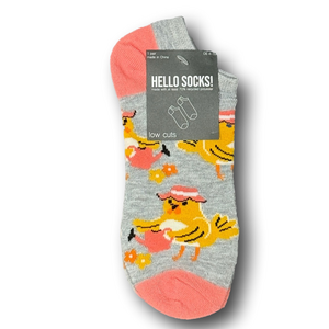 3/$15 Gardening Chicks Funny Novelty Low-Cut Ankle Socks - NWT